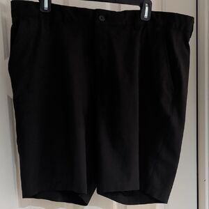 Greg Norman Men’s 4-Way Stretch Flat Front Lightweight Short, Black, Size- 38